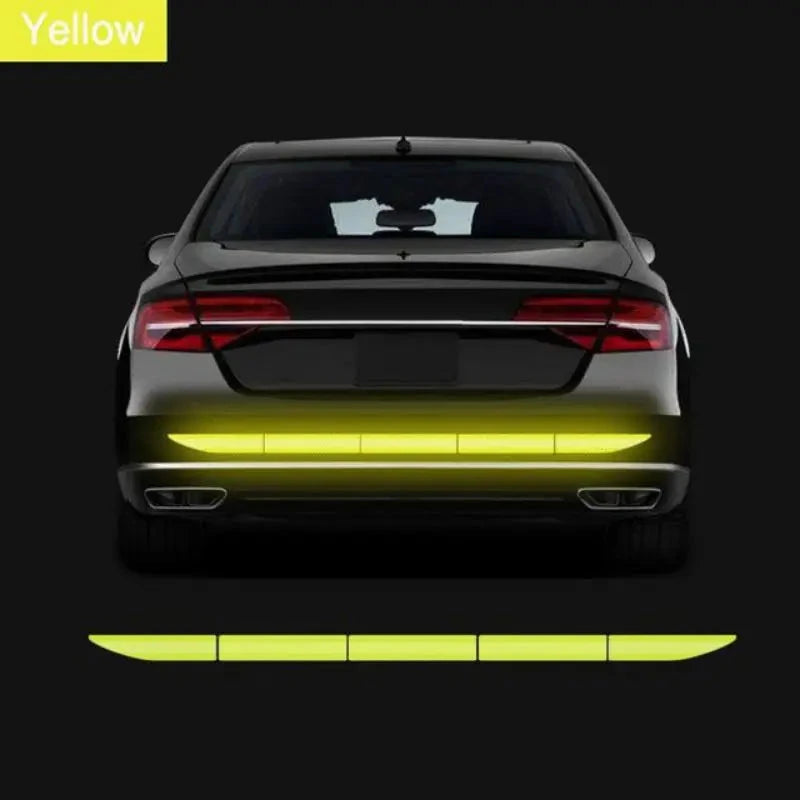 1 Set Reflective Warning Safety Tape – Car Trunk Anti-Collision Strips for Vehicle Protection Econic Blanks